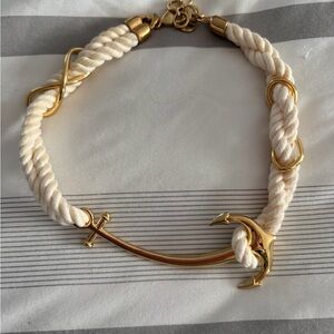 Brighton Gold and Cream Nautical Necklace